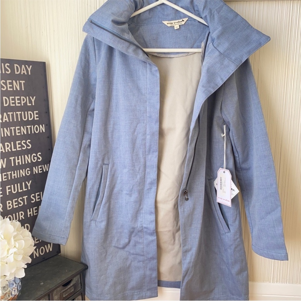 Mia Melon NWT Vanessa Mesh-Lined Waterproof‎ Cotton Jacket xs/s - Picture 6 of 13